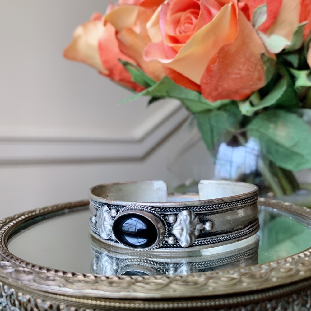 Stone Cuff Bracelet
